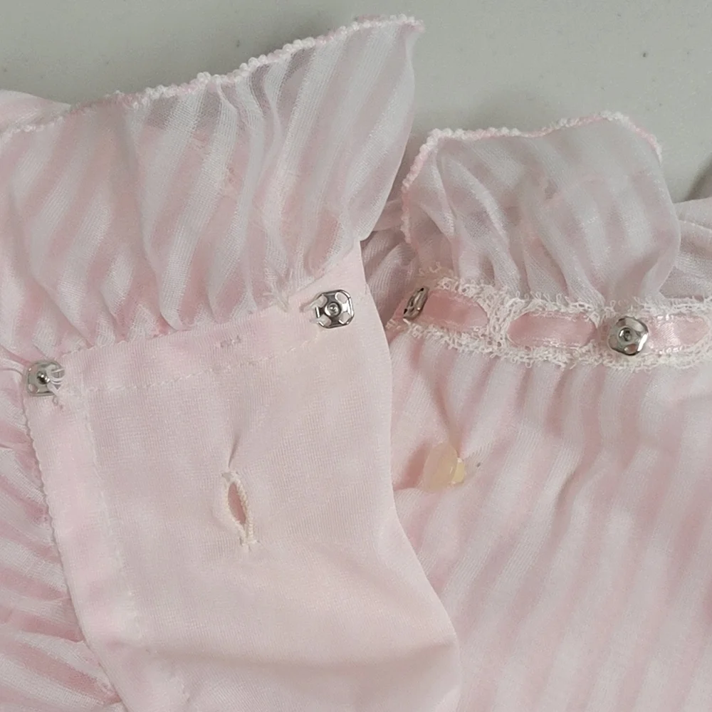 Vintage Cheoette Ruffled Nightgown.